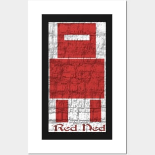 Red Ned in your pocket Posters and Art